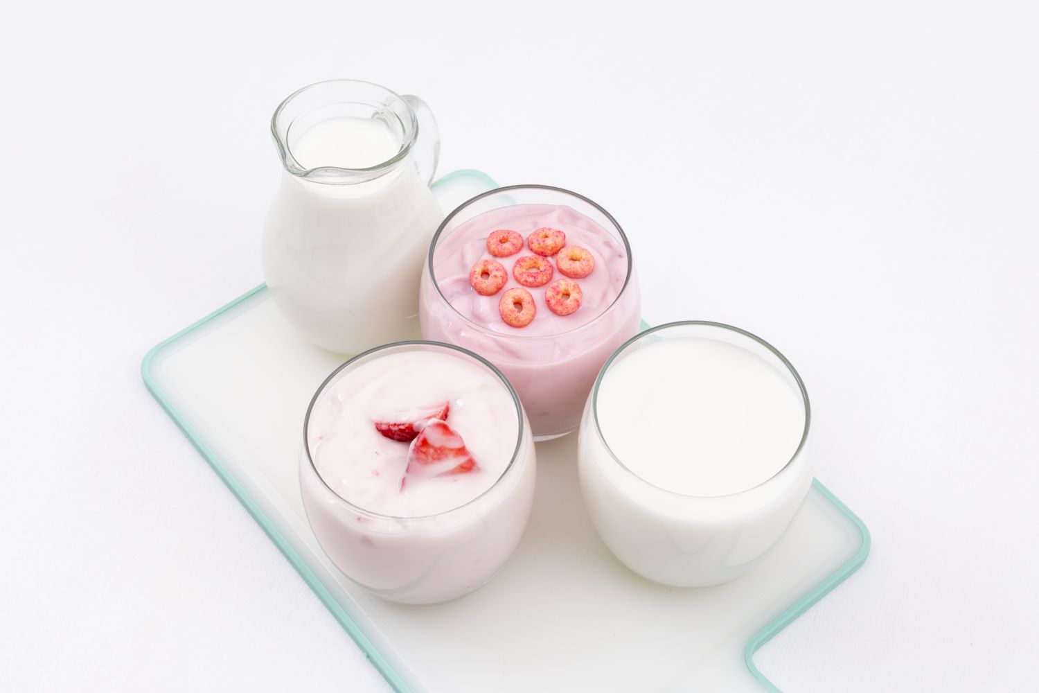 picture of multiple yoghurt bowls
